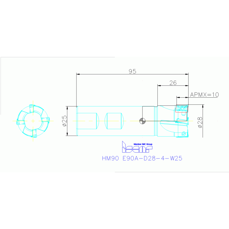 HM90 E90A-D28-4-W25