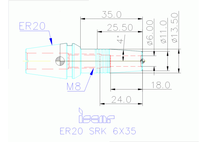 ER20 SRK 6X35