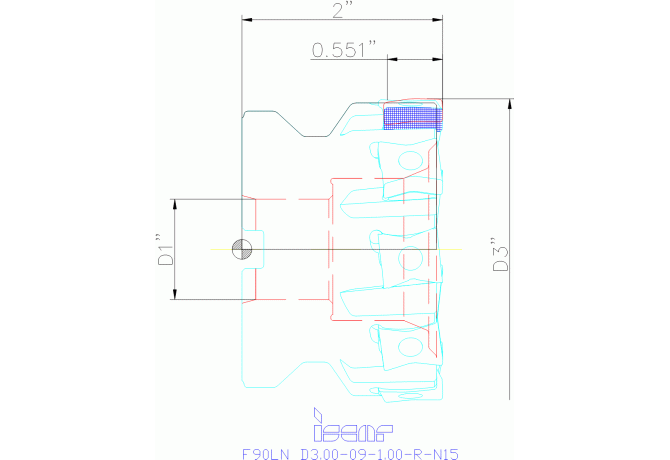 F90LN D3.00-09-1.00-R-N15