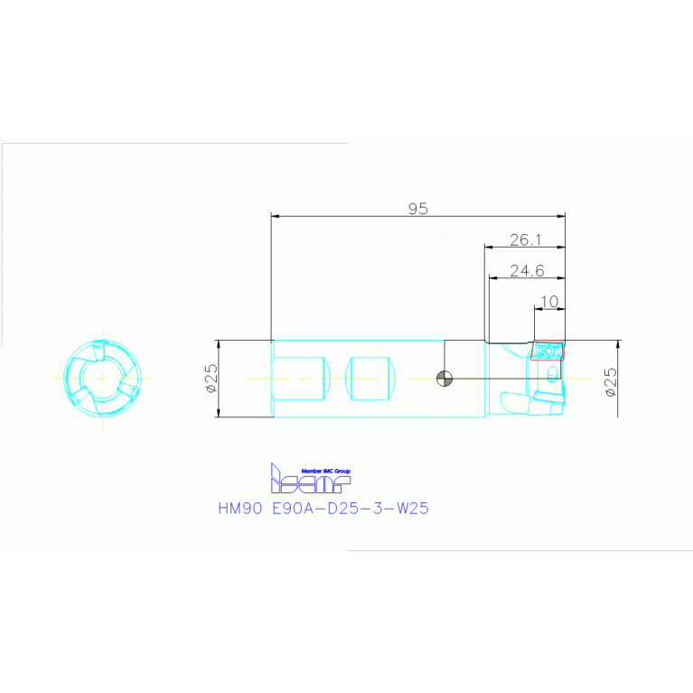 HM90 E90A-D25-3-W25