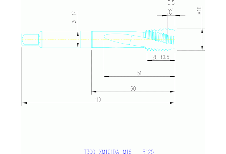 T300-XM101DA-M16 B125