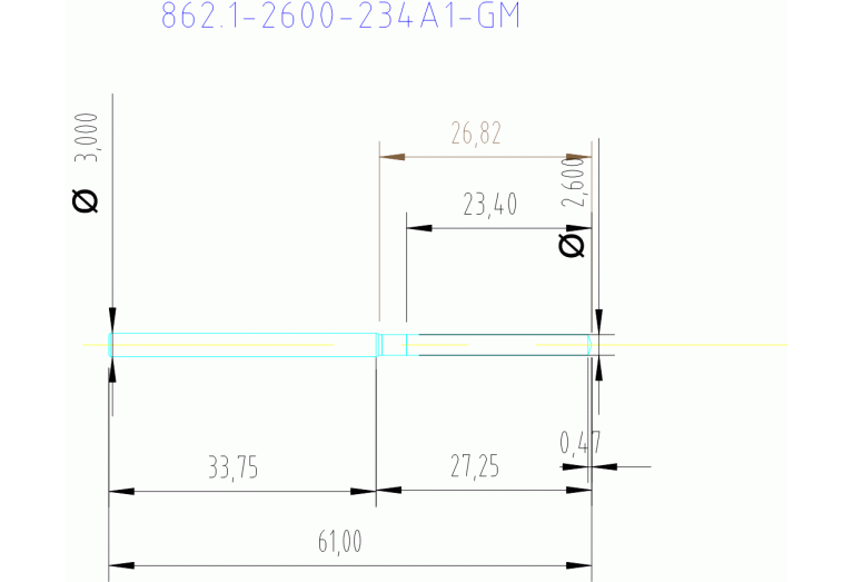 862.1-2600-234A1-GM X2BM