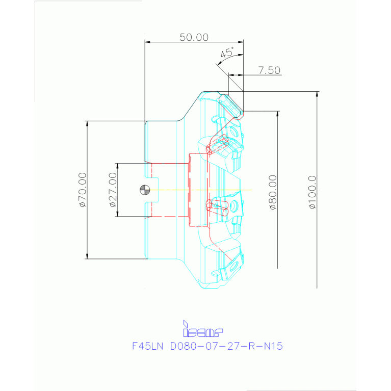F45LN D080-07-27-R-N15