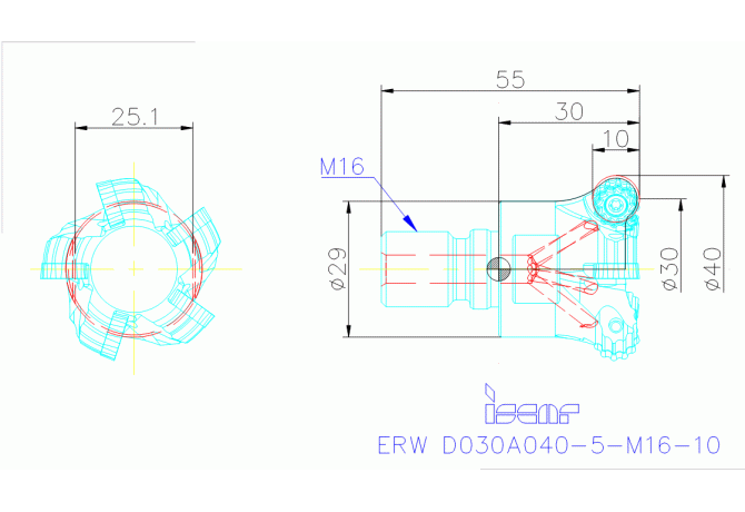 ERW D030A040-5-M16-10*