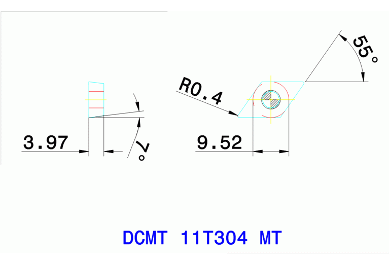 DCMT 11T304 MT TT8020