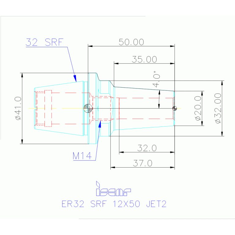 ER32 SRF 12X50 JET2