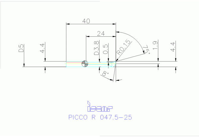 PICCO R 047.5-25 IC908