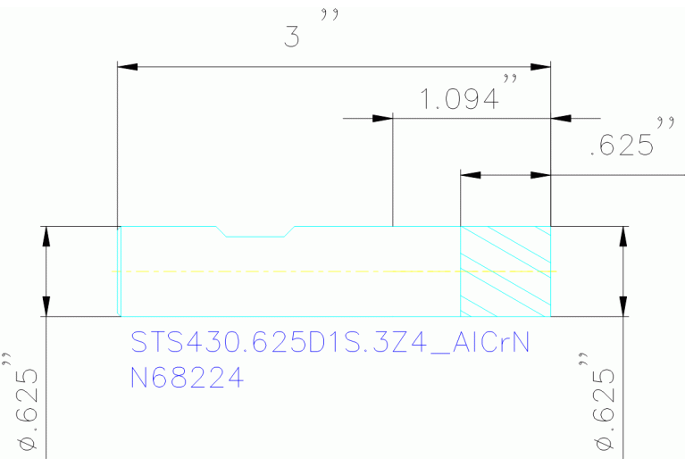 STS430.625D1S.3Z4 ALCRN