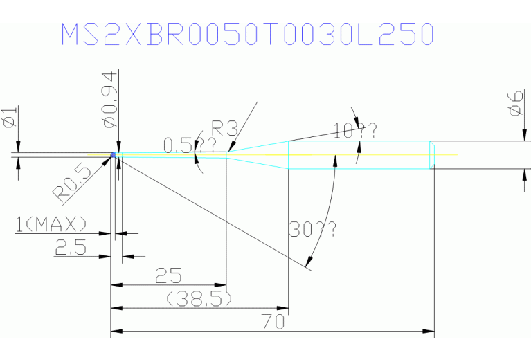 MS2XBR0050T0030L250