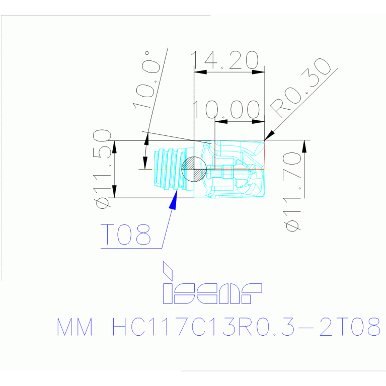 MM HC117C13R0.3-2T08 IC908