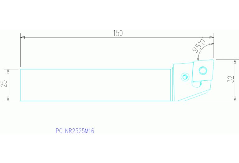 PCLNR2525M16