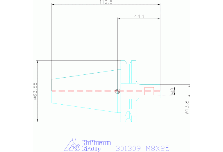 301309 M8X25