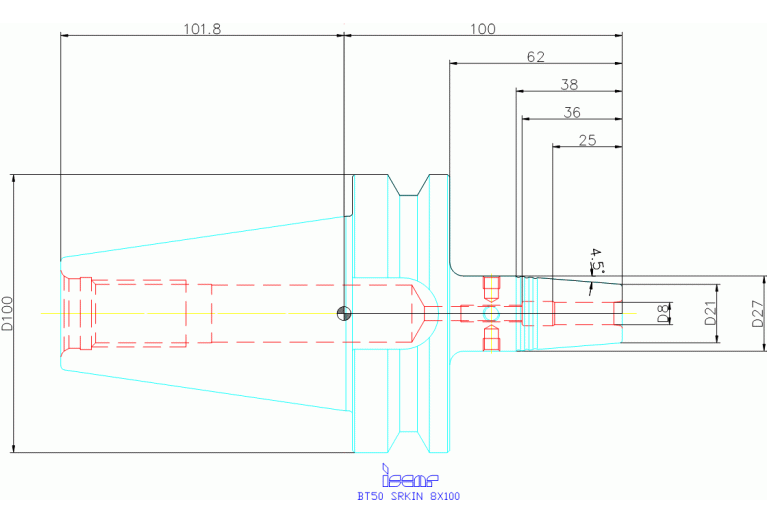 BT50 SRKIN 8X100