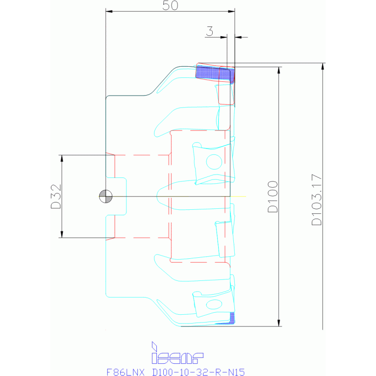 F86LNX D100-10-32-R-N15