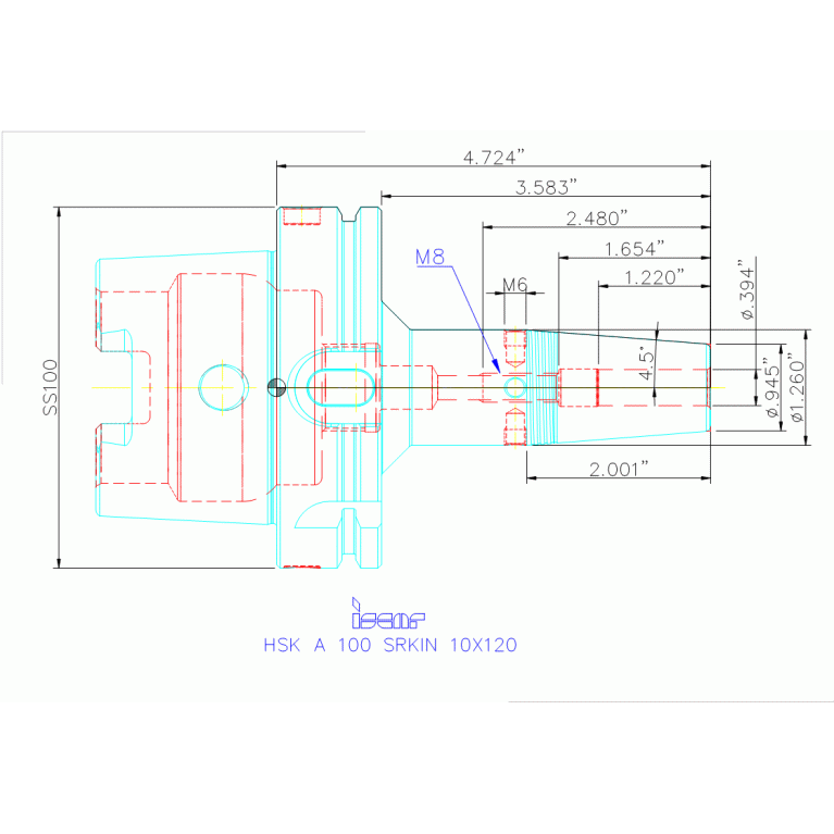 HSK A100 SRKIN10X120