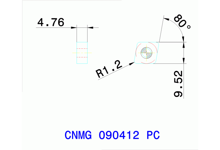 CNMG 090412 PC TT5100