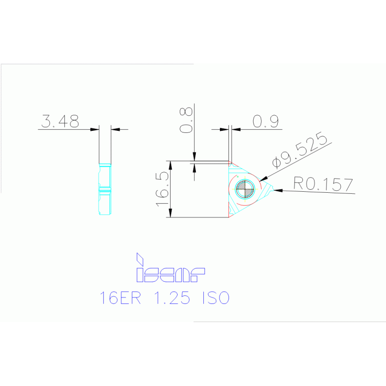 16ER 1.25 ISO IC908