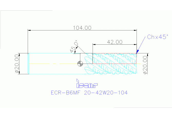 ECR-B6MF 20-42W20-104 IC900