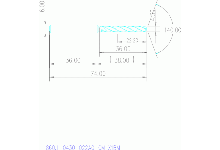 860.1-0430-022A0-GM X1BM