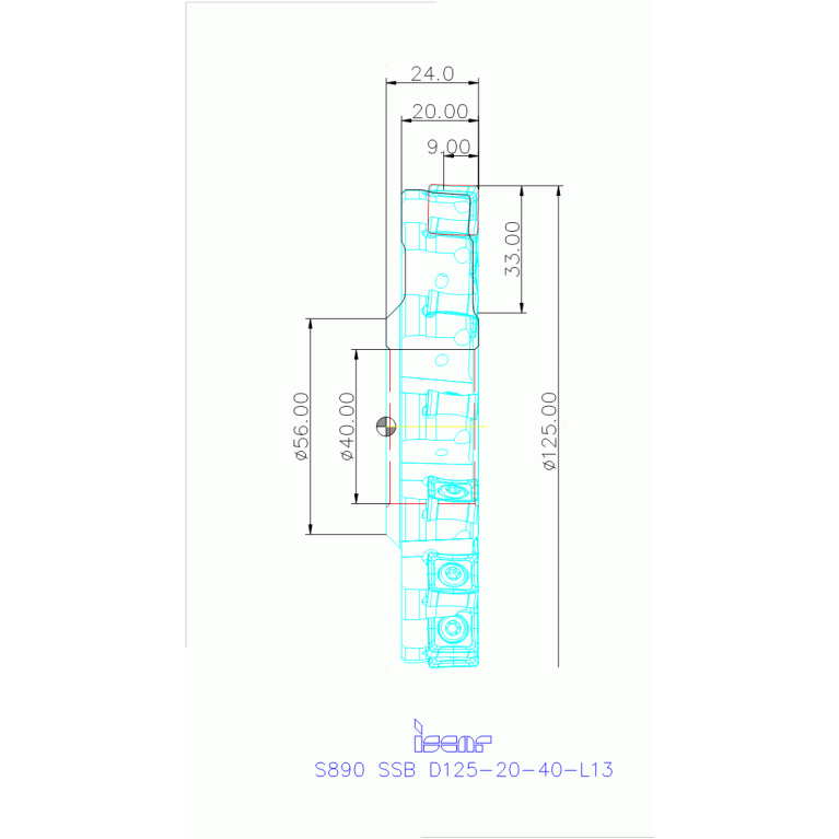 S890 SSB D125-20-40-L13