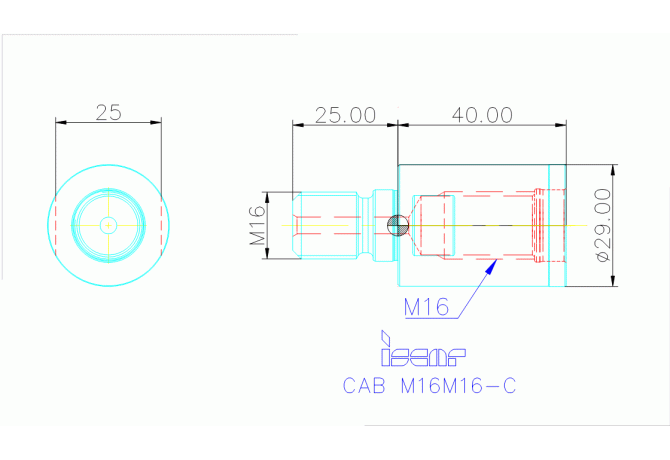 CAB M16M16-C
