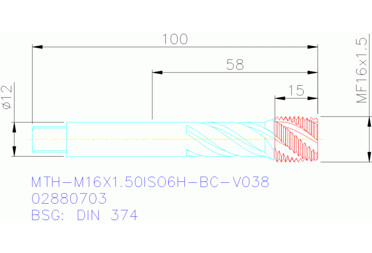 MTH-M16X1.50ISO6H-BC-V038