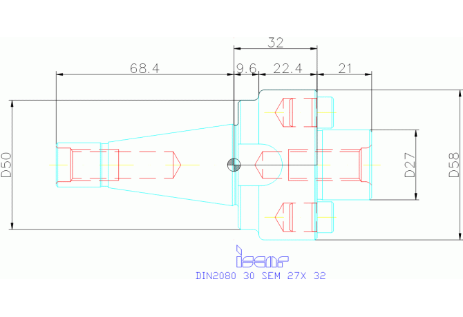 DIN2080 30 SEM 27X 32
