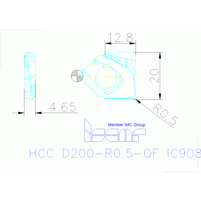 HCC D200-R0.5-QF IC908