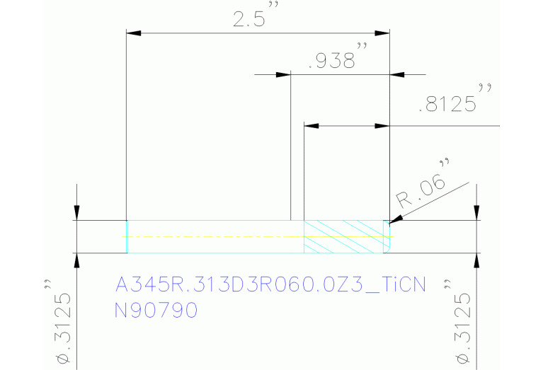 A345R.313D3R060.0Z3 TICN