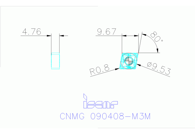 CNMG 090408-M3M IC807
