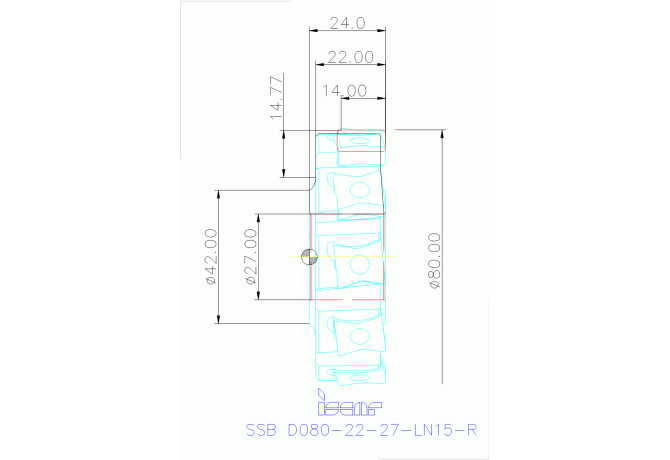 SSB D080-22-27-LN15-R