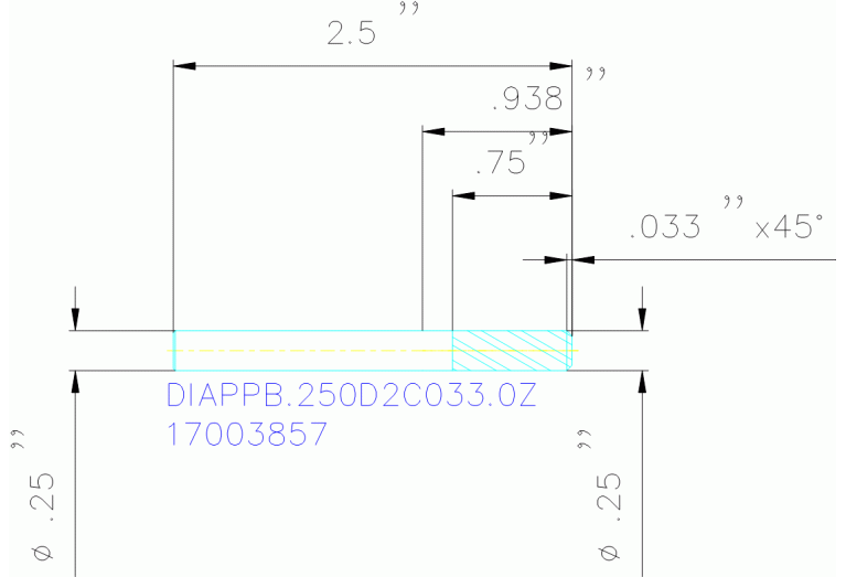 DIAPPB.250D2C033.0Z CVDDIA