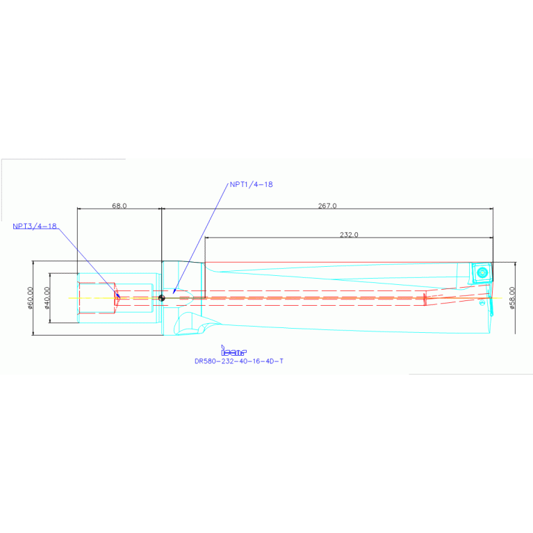 DR580-232-40-16-4D-T