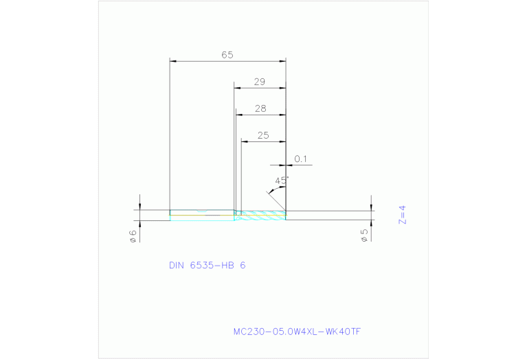 MC230-05.0W4XL-WK40TF