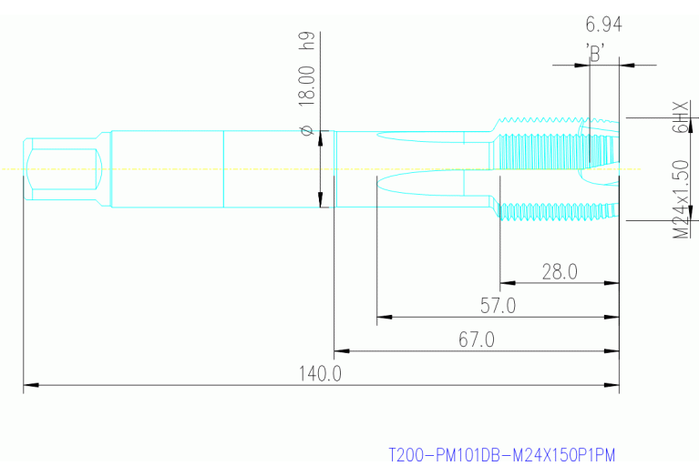 T200-PM101DB-M24X150P1PM