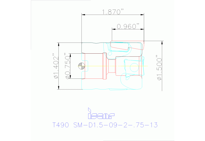 T490 SM-D1.5-09-2-.75-13