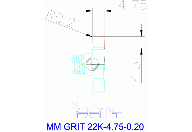 MM GRIT 22K-4.75-0.20 IC528