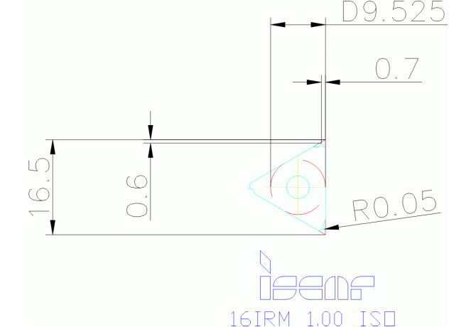 16IRM 1.00 ISO IC50M