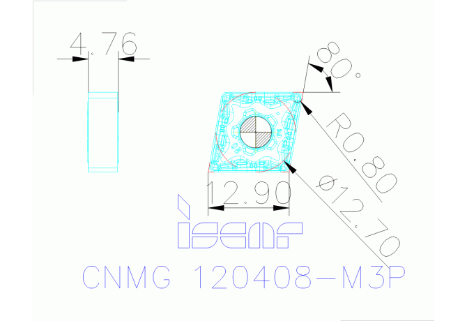 CNMG 120408-M3P IC5010