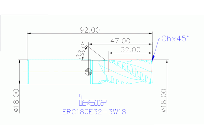ERC180E32-3W18 IC300