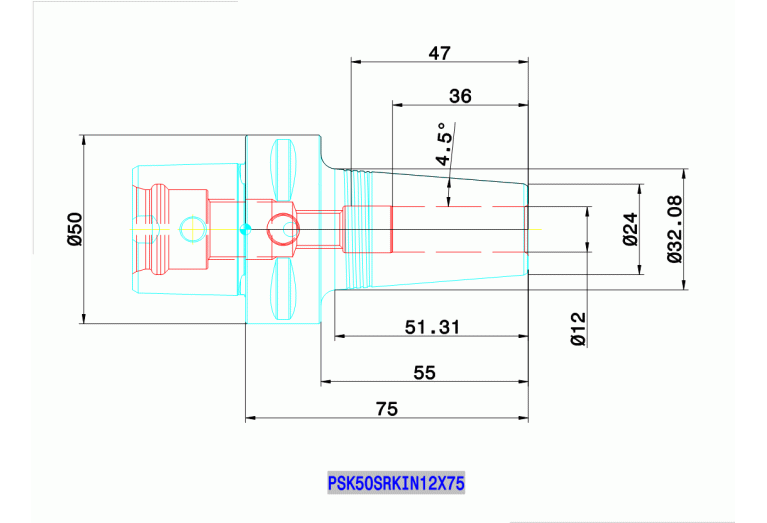 PSK50SRKIN12X75