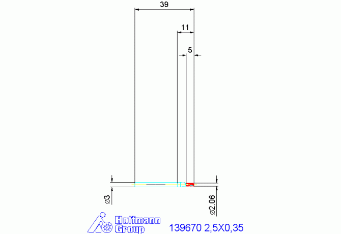 139670 2,5X0,35