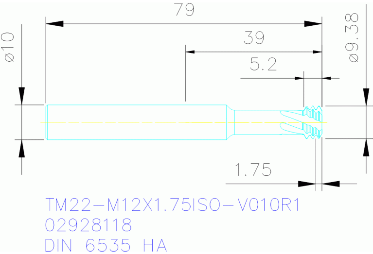 TM22-M12X1.75ISO-V010R1