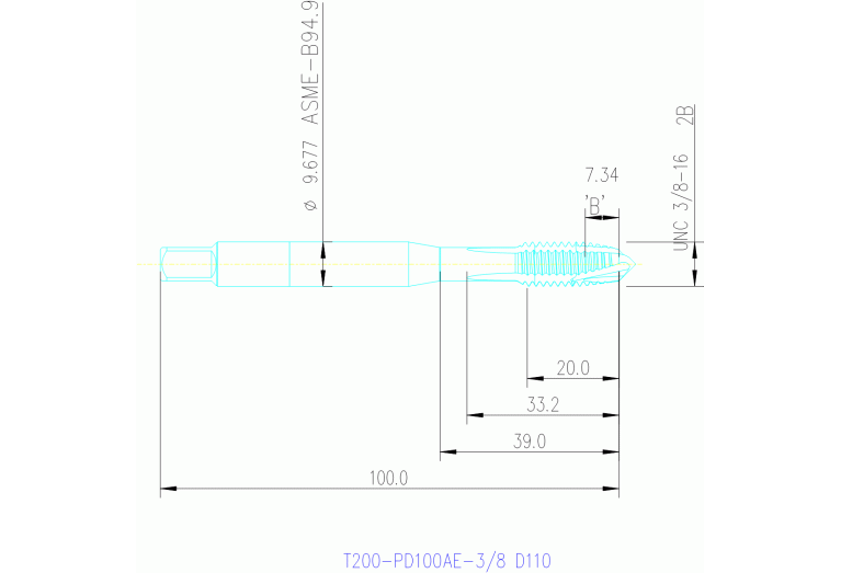 T200-PD100AE-3/8 D110