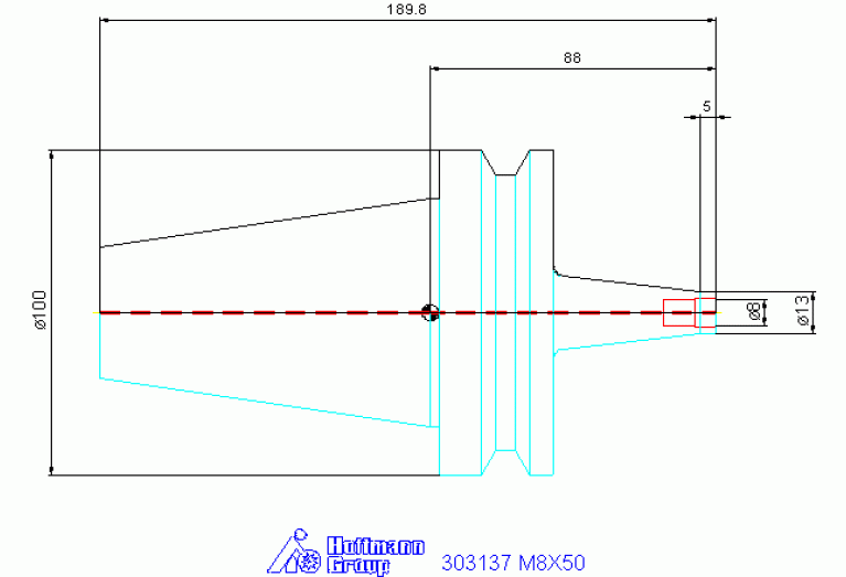 303137 M8X50