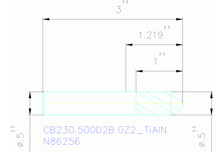 CB230.500D2B.0Z2 TIALN