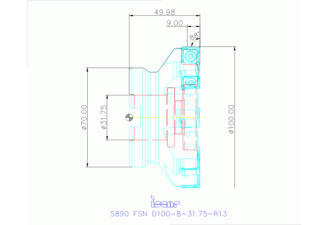 S890 FSN D100-8-31.75-R13