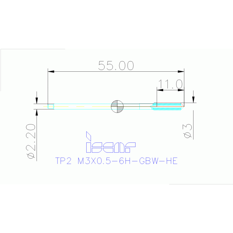 TP2 M3X0.5-6H-GBW-HE