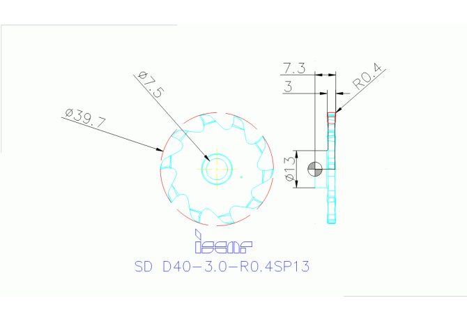 SD D40-3.0-R0.4SP13 IC908