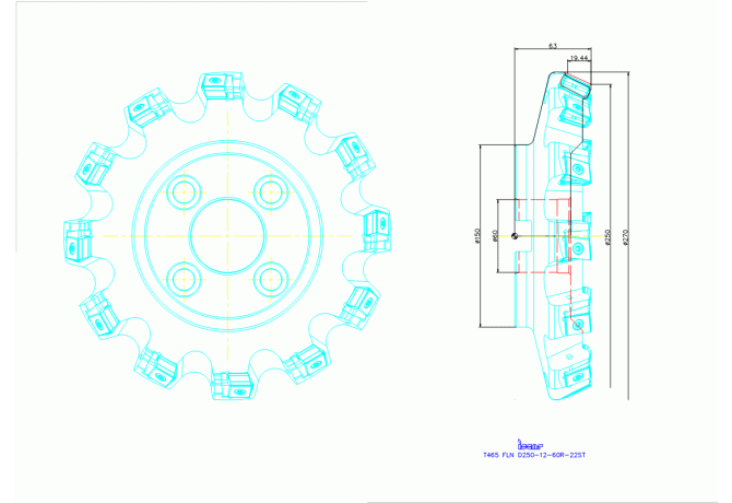 T465 FLN D250-12-60R-22ST